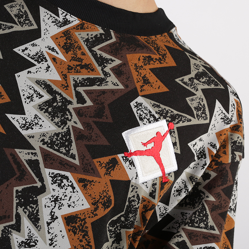 мужская коричневая футболка Jordan x Patta T-Shirt AR3885-010 - цена, описание, фото 2